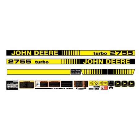 JOHN DEERE 2755 TURBO SINCRON CON BISON