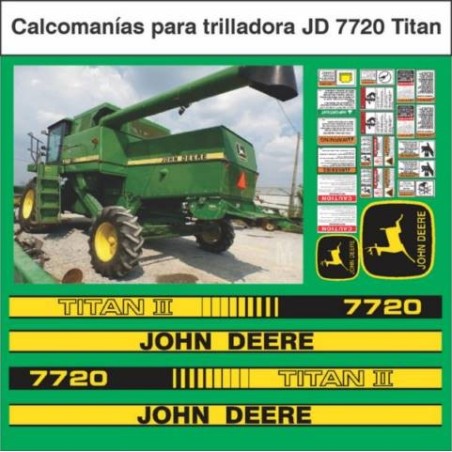 JOHN DEERE 7720 TRILLADORA