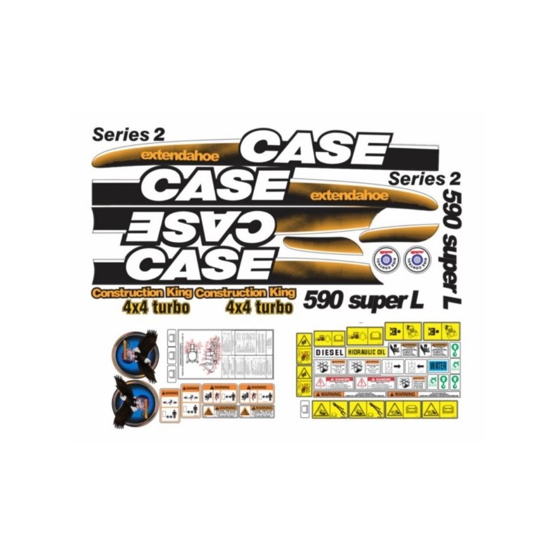 CASE 590 SUPER L TIPO M CON EXTENSION 4X4