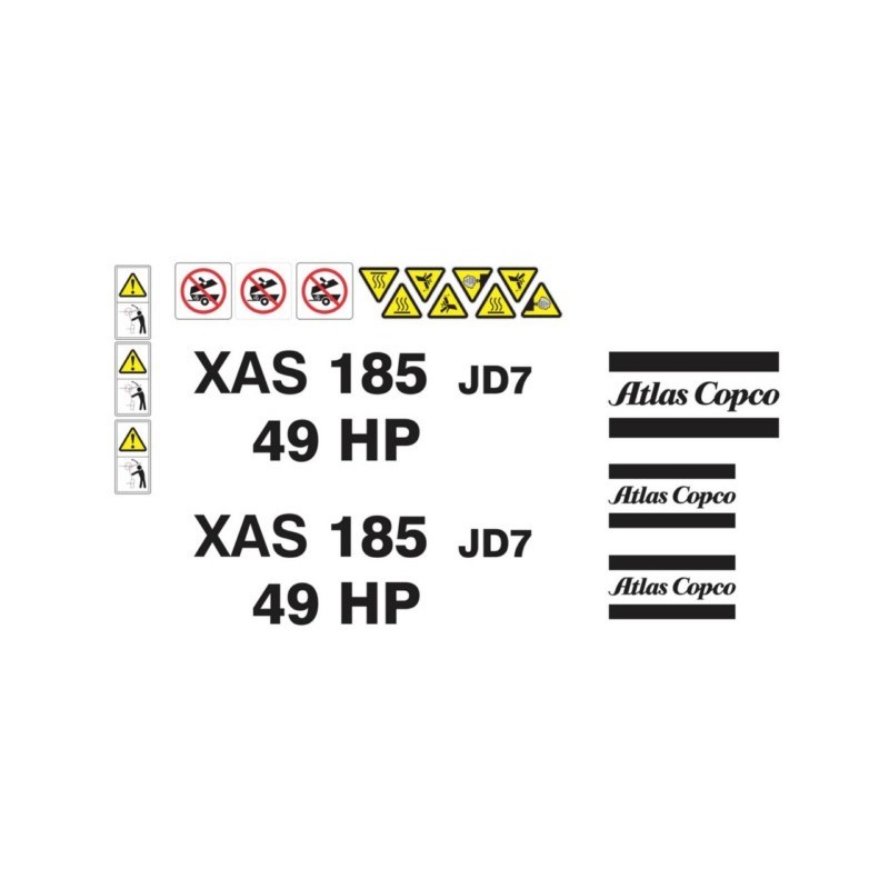 ATLAS COPCO XAS185 49HP JD7