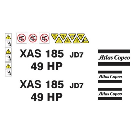 ATLAS COPCO XAS185 49HP JD7