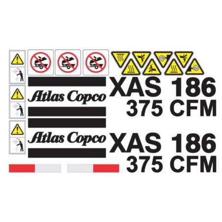 ATLAS COPCO XAS186 375 CFM