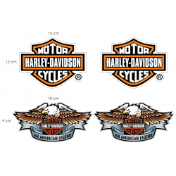 Etiquetas de emblema Harley...