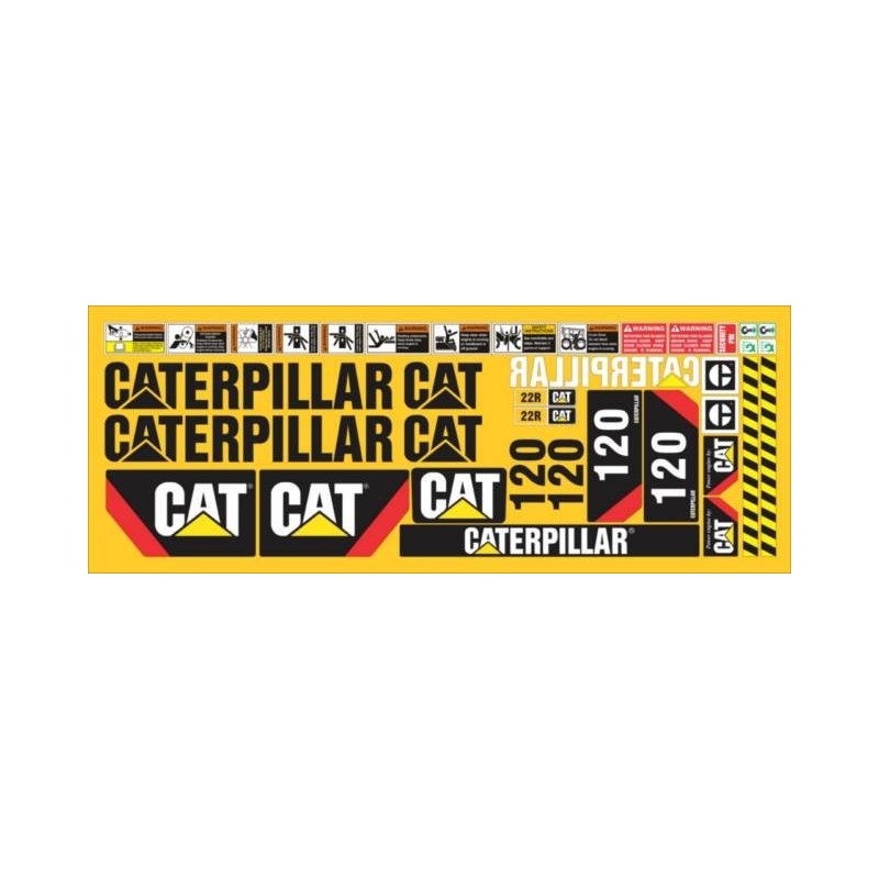 CATERPILLAR 120 22R MODERNA TROQUELADA