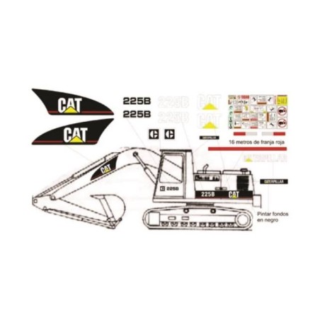 CATERPILLAR 225B MODERNA