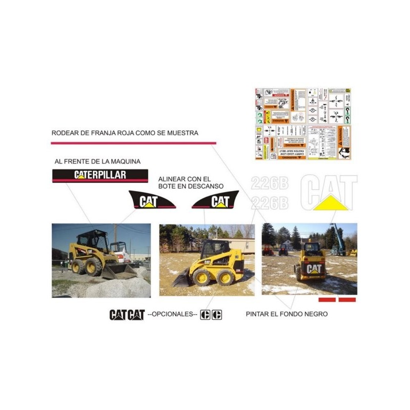 CATERPILLAR 226 MINICARGADOR